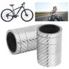 2 Set Carbon Fiber 5 10 15 20mm Bicycle Headset Front Fork Spacer Stem Bike WasherSilver