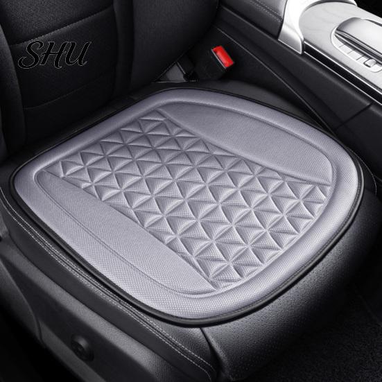 Front Seat Cushion Car Breathable Non-slip Square 3D Raised Point Four Seasons Universal Pad Comfortable Sitting Solid Color Auto Interior Mat