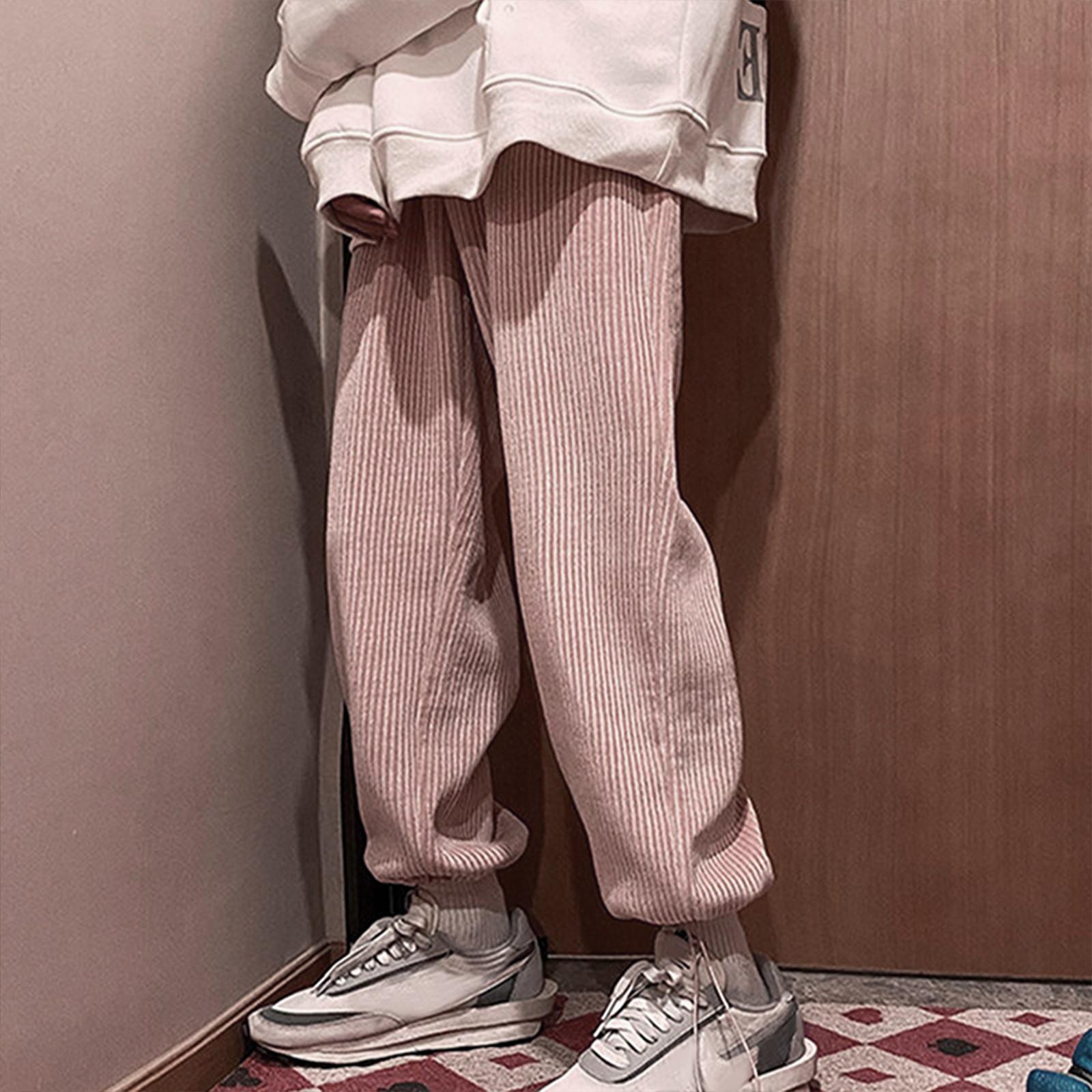 

Мужская спортивная карманная рабочая одежда, повседневные свободные шорты, повседневные шорты для бега на шнурке M розовый