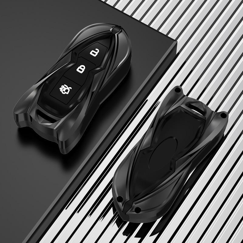 Fit For Ford Key Bag Cover Chain Cover Car Buckle Figo Mondeo Ecosport Puma Fiesta Mk5 Everest Ranger St F-150 Fusion Kuga