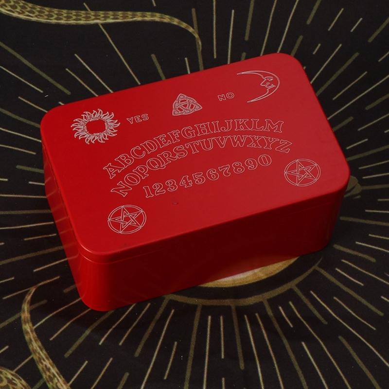 Iron Tarots Cards Storage Case Tarots Cards Box Astrologys Divinations Storage Case