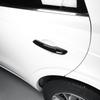 For Genesis GV80 -2026 Car Tuning Automotive Black Carbon Fiber ABS Exterior Door Handles Cover Trim Accessories LHD