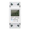 Single Phase KWh Meter DIN Rail Mount Power Consumption Monitor Precise Electric Meter  Home Use