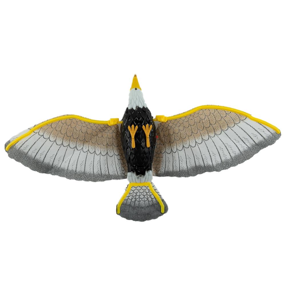 Realistic Falcon/Hawk Bird Scarer for Gardens - 42cm X 24cm Plastic Deterrent