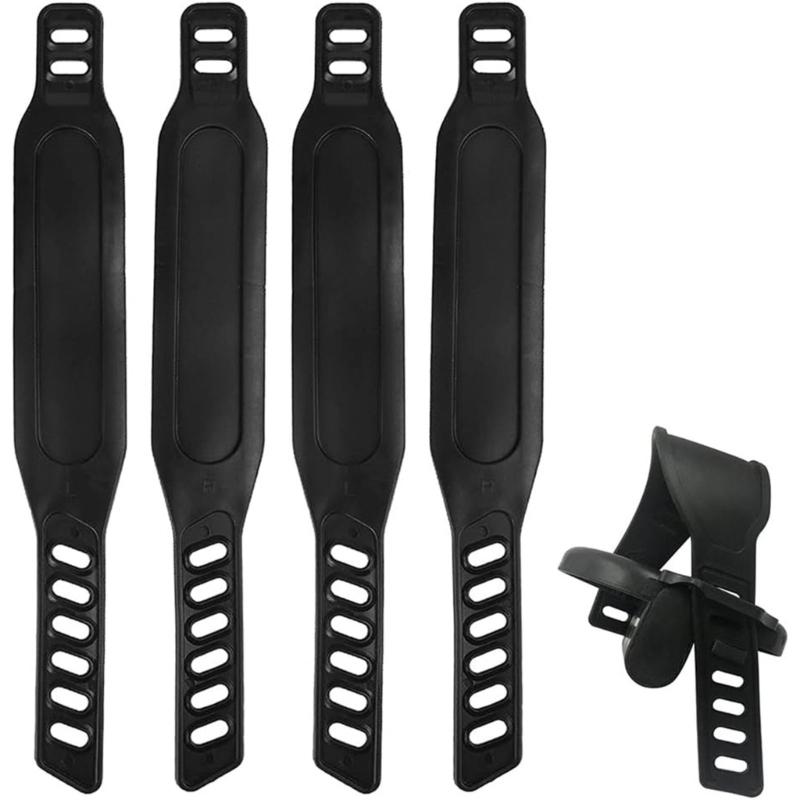 4pack Fitness Bike Pedal Strap Professional Foot Antiskid Belt Modified Part for Home and Gyms Use