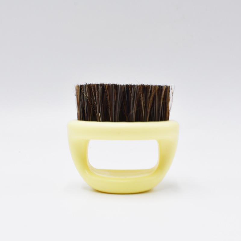 

Vintage Pompadour Beard & Shaving Brush - Horsehair Grooming Tool