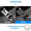 For Subaru Legacy/Outback 2010-2014 Real Carbon Fiber Sticker Gear Shift transmission Panel Car Accessories ide decorative
