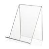 5 Pieces Clear Tablet Holder Acrylic Stands for Displaying Paintings Books Music Sheets Notebooks Artworks CDs