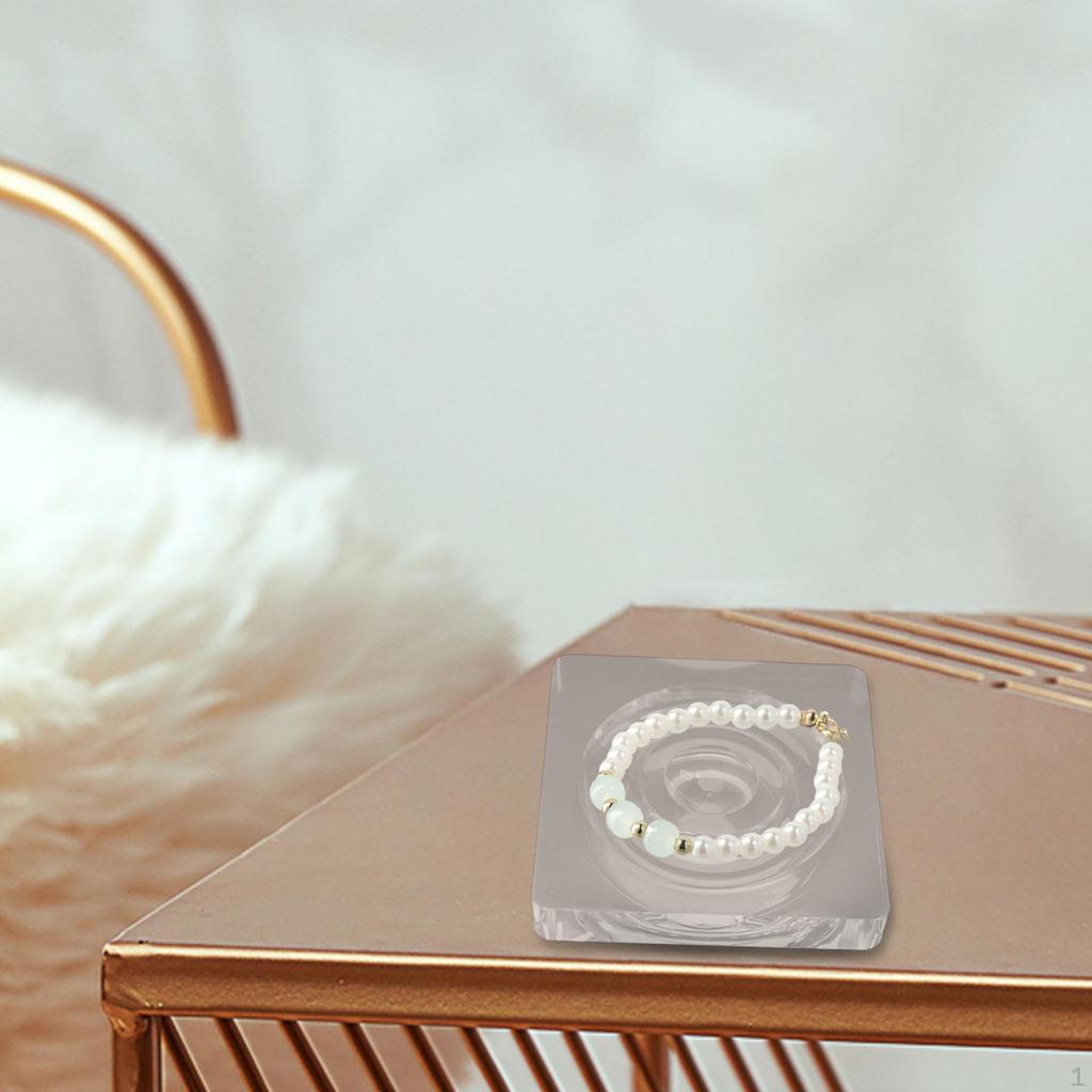 Acrylic Bangle Pendant Display Tray, Versatile for Store Displays, Lightweight Jewelry Organizer,