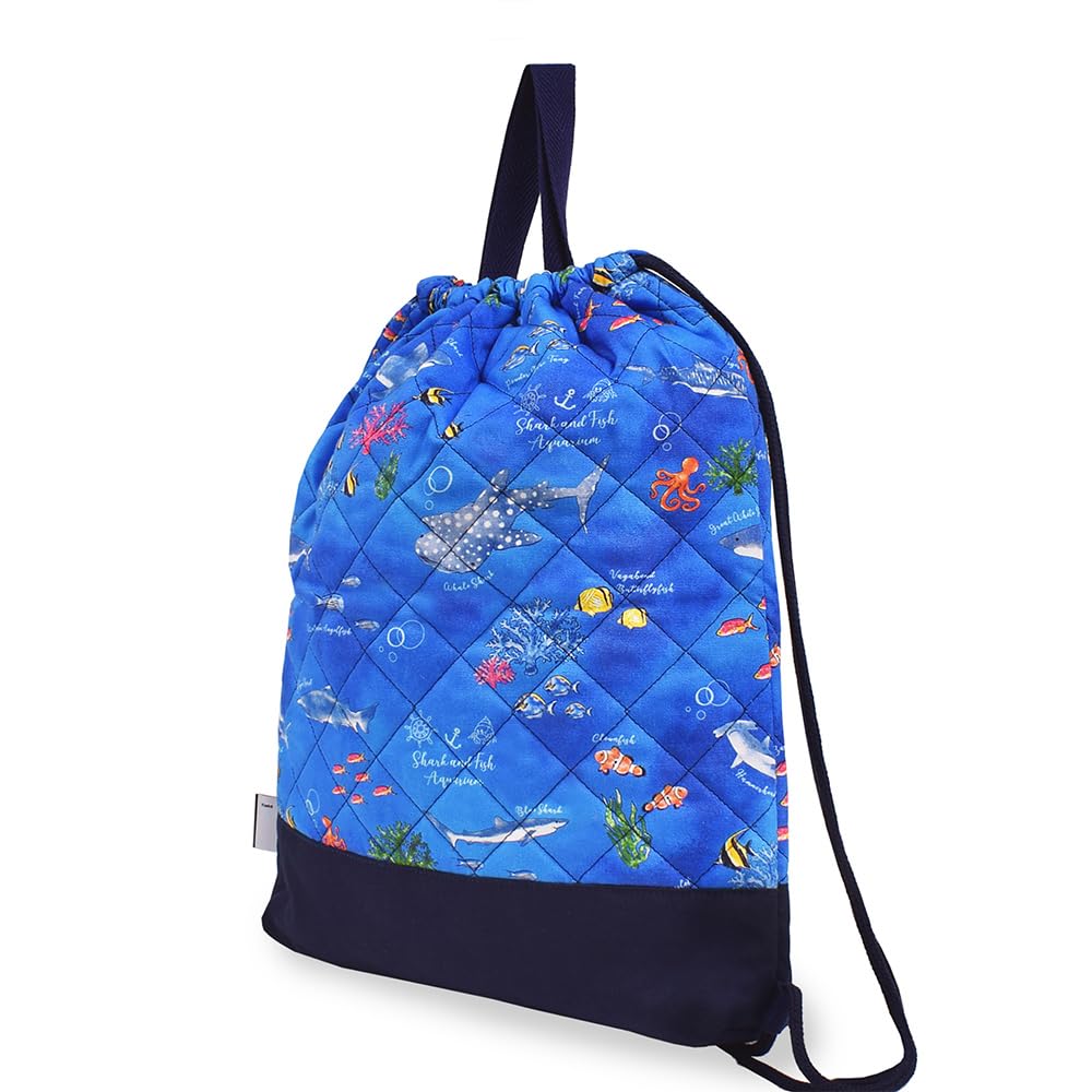 

COLORFUL CANDY STYLE Knapsack with gusset for elementary school for kindergarten and with Blue Lagoon N0456700 boys, students, stylish, quilted,