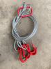Galvanized/Oiled Double & Four Leg Wire Rope Sling with Lifting Hooks for Cranes
