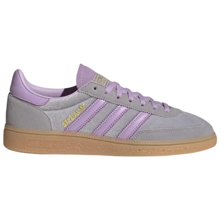 Adidas  Handball Spezial Glory Grey Powder Plum Gum Women Sneakers JR3646