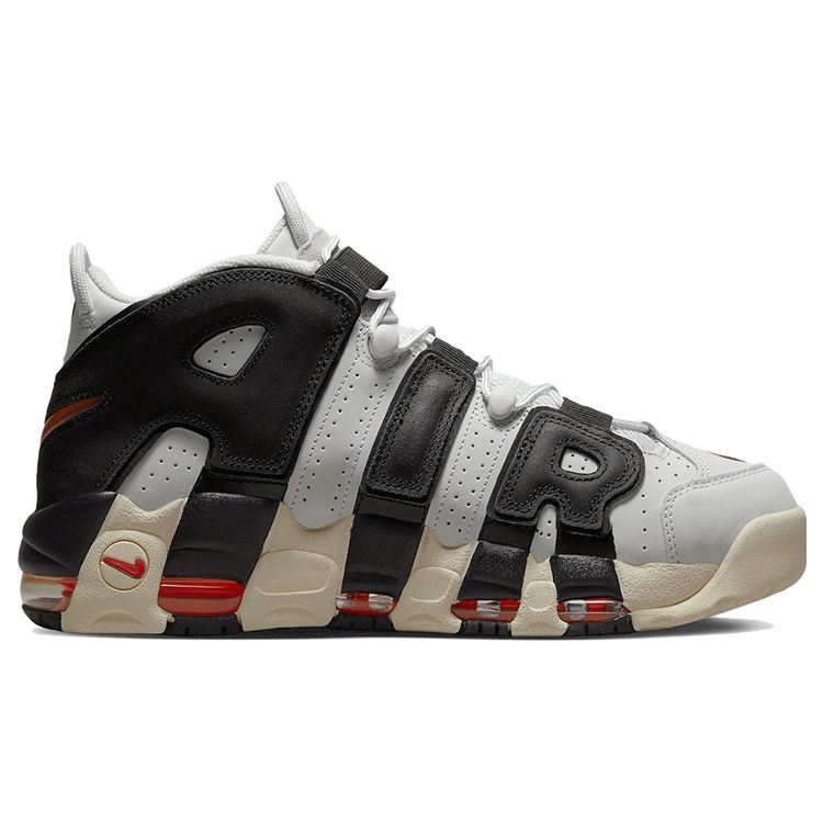 Nike Air More Uptempo Hoops Men Sneakers Grey Photon-Dust University-Red DX3356-001
