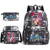 Anime The Seven Deadly Sins School Backpack Set with Shoulder Bag Pencil Case for Kids Teens Daily Bookbag