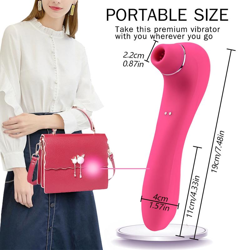 Clit Suck Vibrator Nipple Sucking Clitoris Stimulator for Women Oral Sex Erotic Masturbator Sex Toy G-Spot Vibrator for Couple Adult