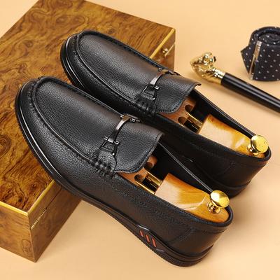 Fashion Leather Shoes For Man Genuine Leather Casual Shoes Fashion Business Oxford Shoes High Quality Designer Work Shoes