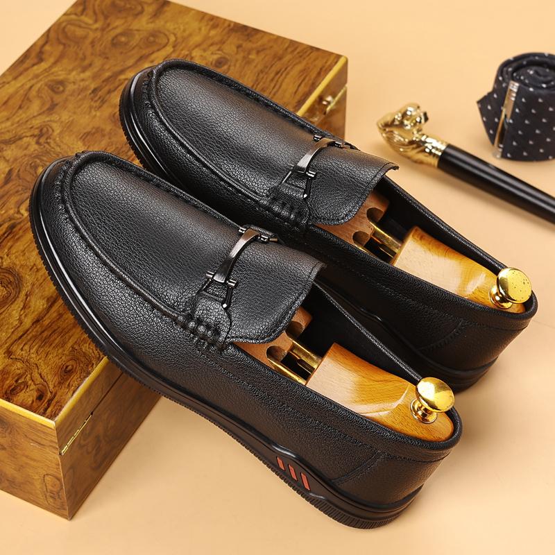 Leather Shoes For Man Genuine Leather Casual Shoes Business Oxford Shoes High Quality Designer Work Shoes