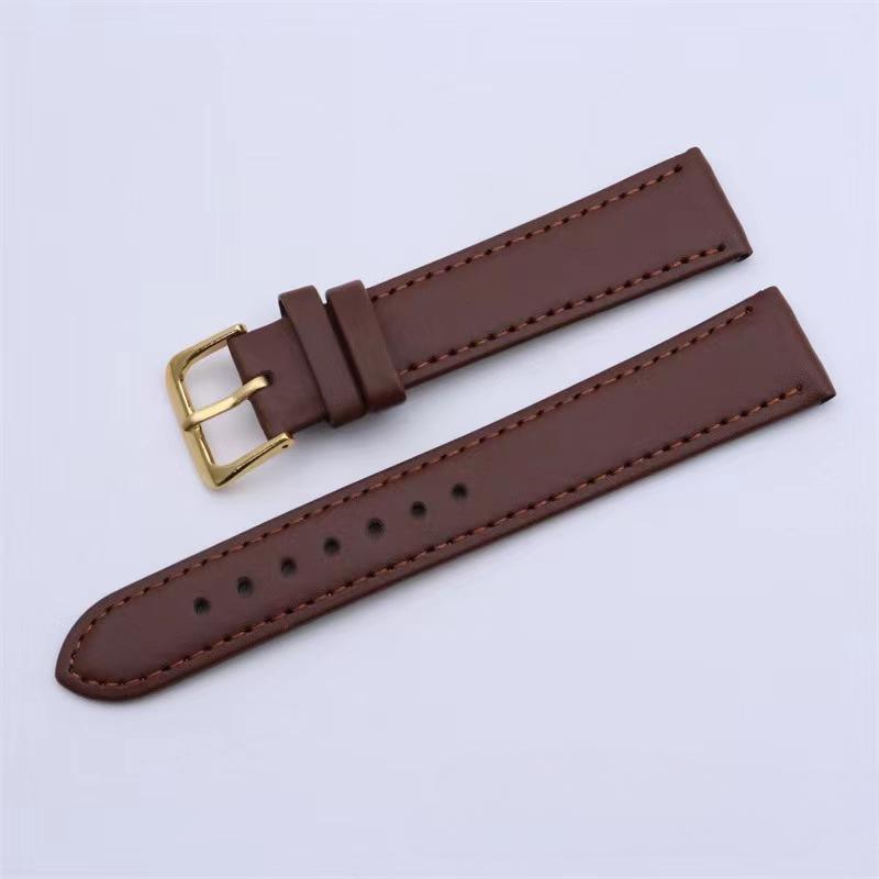 

10мм/12мм/14мм/16мм/18мм/20мм/22мм/24мм Чоловіки Жінки PU шкіра однотонний ремінець для годинника Ремінець для ремінця Ремінець для годинника 22mm
