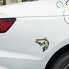 Adesivo in PVC Pesca Pesce Grande Spigola Adesivo per Auto Impermeabile per Paraurti Finestrino Posteriore Laptop