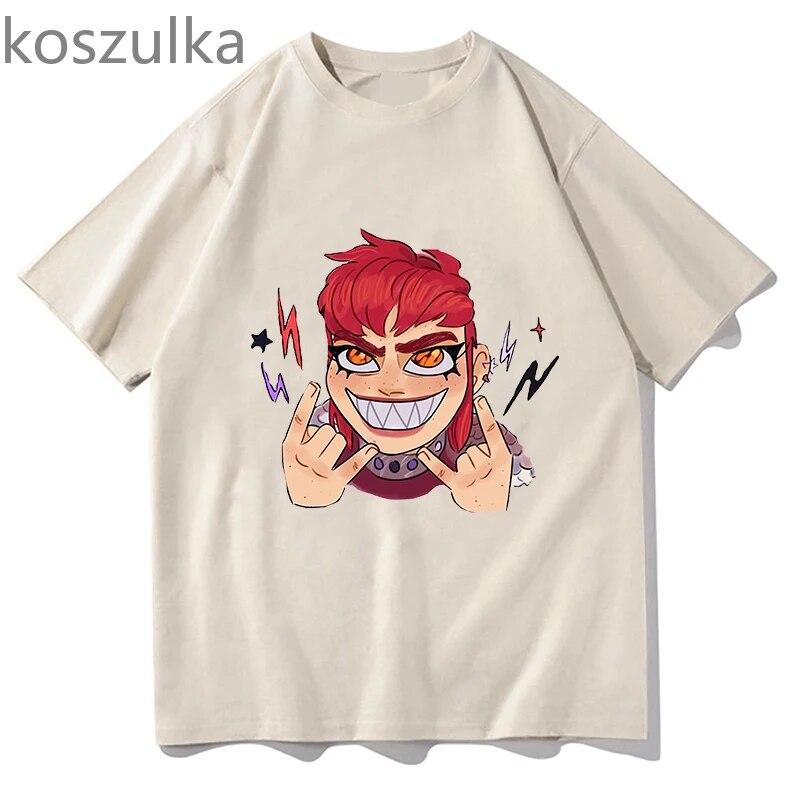 

Nimona футболки с буквенным принтом классические футболки 2023 унисекс/женские винтажные футболки с рисунком аниме летняя хлопковая футболка футболки унисекс уличная одежда L