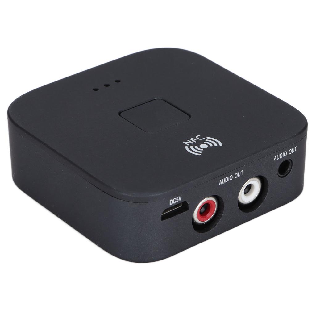 Bluetooth 5.0 RCA Audio Receiver 3.5mm Port Wireless Adapter for Car Audio Headphone Home Stereo Theater System