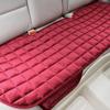 Sametový polštář Potah autosedačky Přední Zadní Neklouzavá Zimní Auto Protector Podložka Udržování tepla Univerzální Fit Truck Suv Van