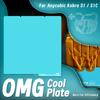 Juupine OMG Glacier for Anycubic Kobra 3 V2 Build Plate Upgrade Kobra 3V2 Cool Plate PLA PETG Superior First-Layer Adhesion