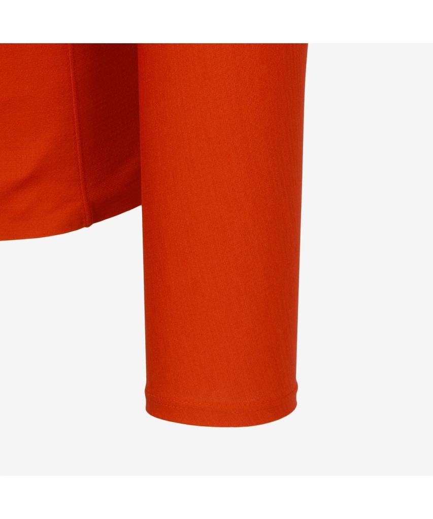 Noseupeiseu Nt7Ls00D Eiger Long Sleeve Zip-Shirt Red