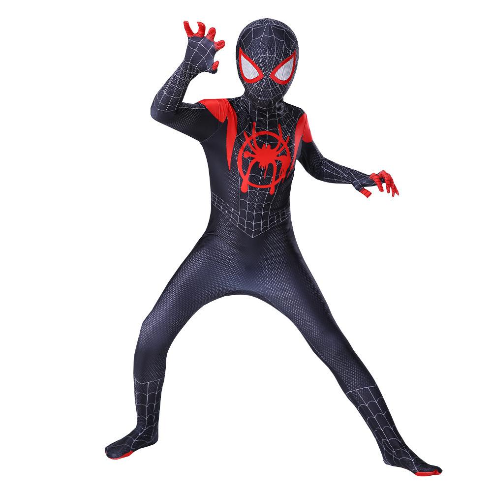Tuta di Halloween Spider-Man Miles Body Set Costume Adulto Gwen Outfit Bambini