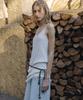 Annies Luna Fringe Knit Dress (White)