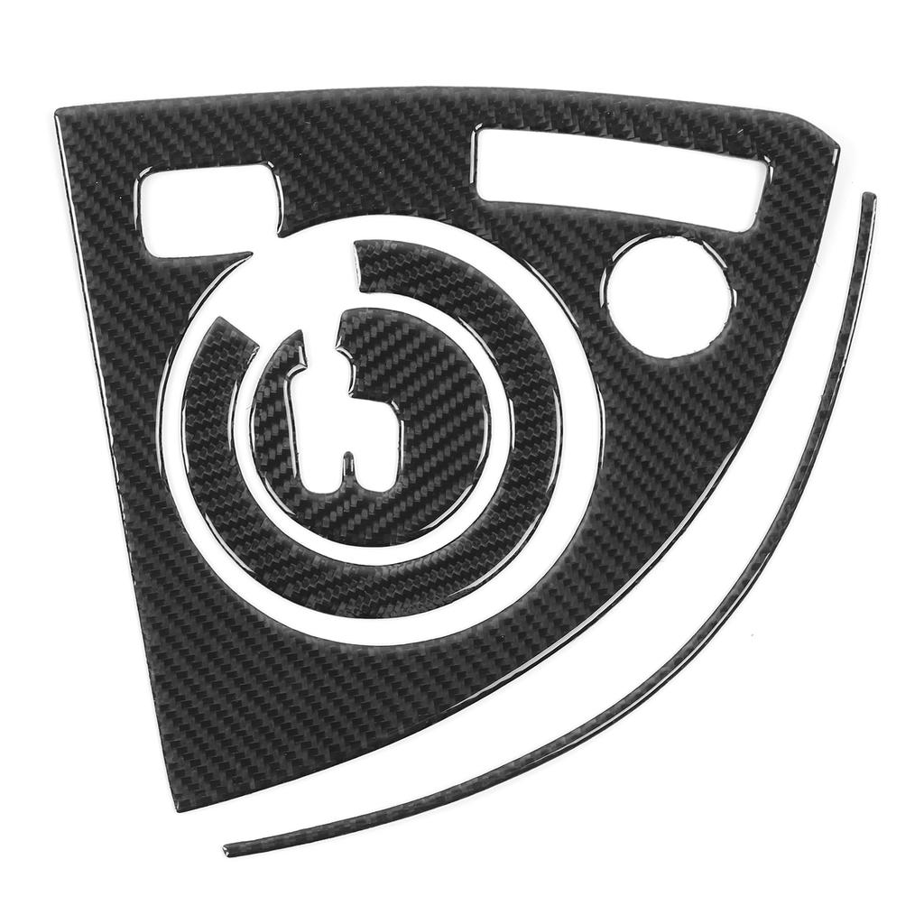 4Pcs Interior Gear Shift Panel Cover Carbon Fiber Trim Decor Fit for Prius 2012‑2015 LHD