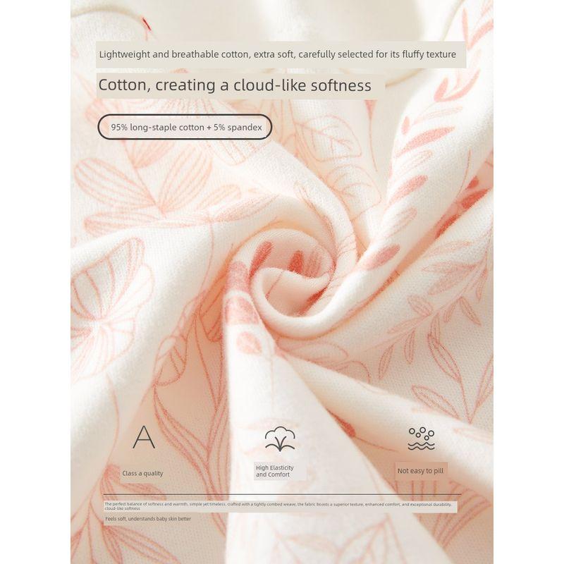 with Diagonal Placket and Tie-Up Belly Protection, Butterfly-Style Clothing for Spring and Autumn, Newborn Baby Long-Sleeve Romper for All Seasons