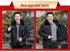 Men's Thick Warm Fleece-Lined Jacket, Short Cotton-Padded Coat for Autumn/Winter, Ideal for Middle-Aged and Elderly Dads.