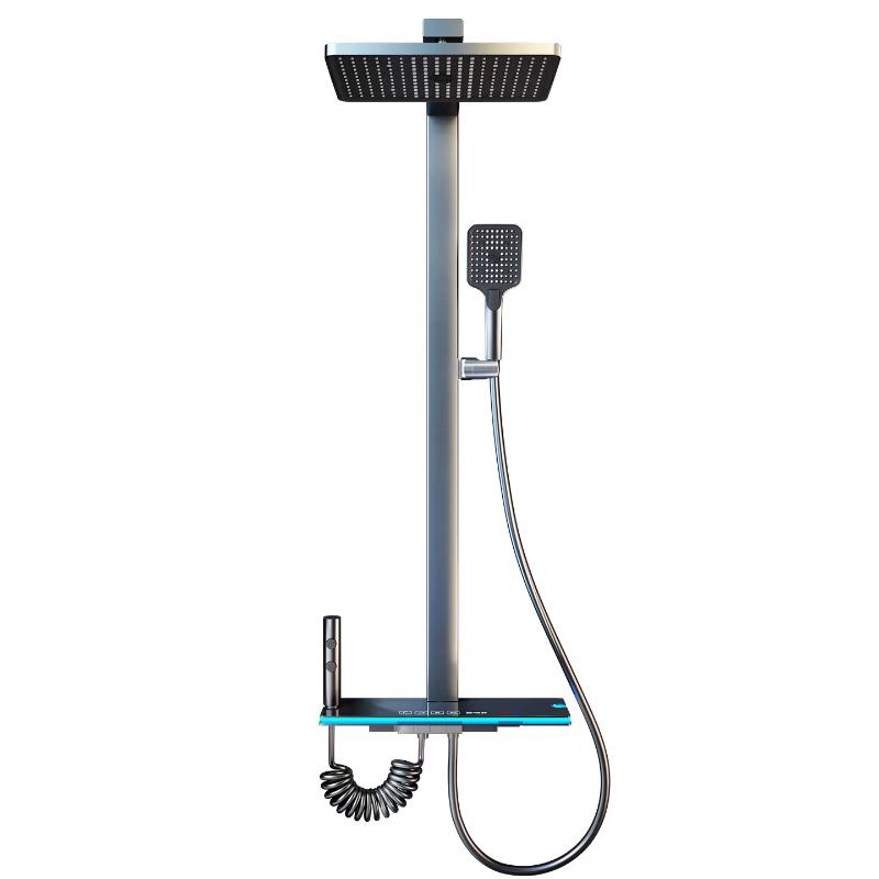 Wall-Mounted Thermostatic Copper Shower System