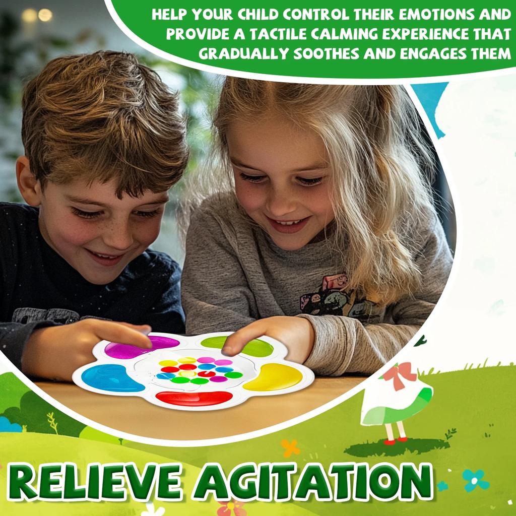 2 Pcs Color Sorting Toys Educational Sorting Toys Portable Color Matching Toys Preschool Learning Toddler Color Sorting Toys