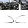 2x Side Front Fog Light Lamp Trim Cover Strip for Jeep Grand Cherokee 2014-2016