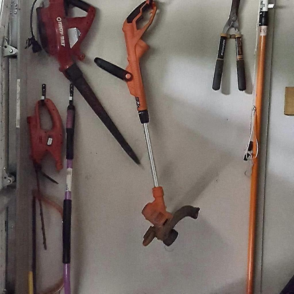 6 Pack Heavy Duty J Shape Wall Hooks For Garage Storage (11.5cm X 10cm) - DD