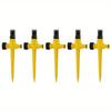 5Pcs Household Sprinkler Automatic Irrigation Equipment Watering Sprinkler 360 Degree Rotation Corrosion Resistant For Garden