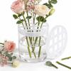 1/2Pcs Silicone Silicone Flower Arranging Grid Stretchable Washable Reusable Flower Arranger Stretchable Structure Translucent