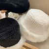 Fluffy Hat Plush Bucket Hat Knitted Hat Winter Plush Hat Leisure Beanie Hat  Warm