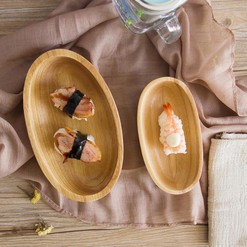 Holz-Salatschüssel - zum Präsentieren, Mischen und Servieren von Salaten, Früchten, L