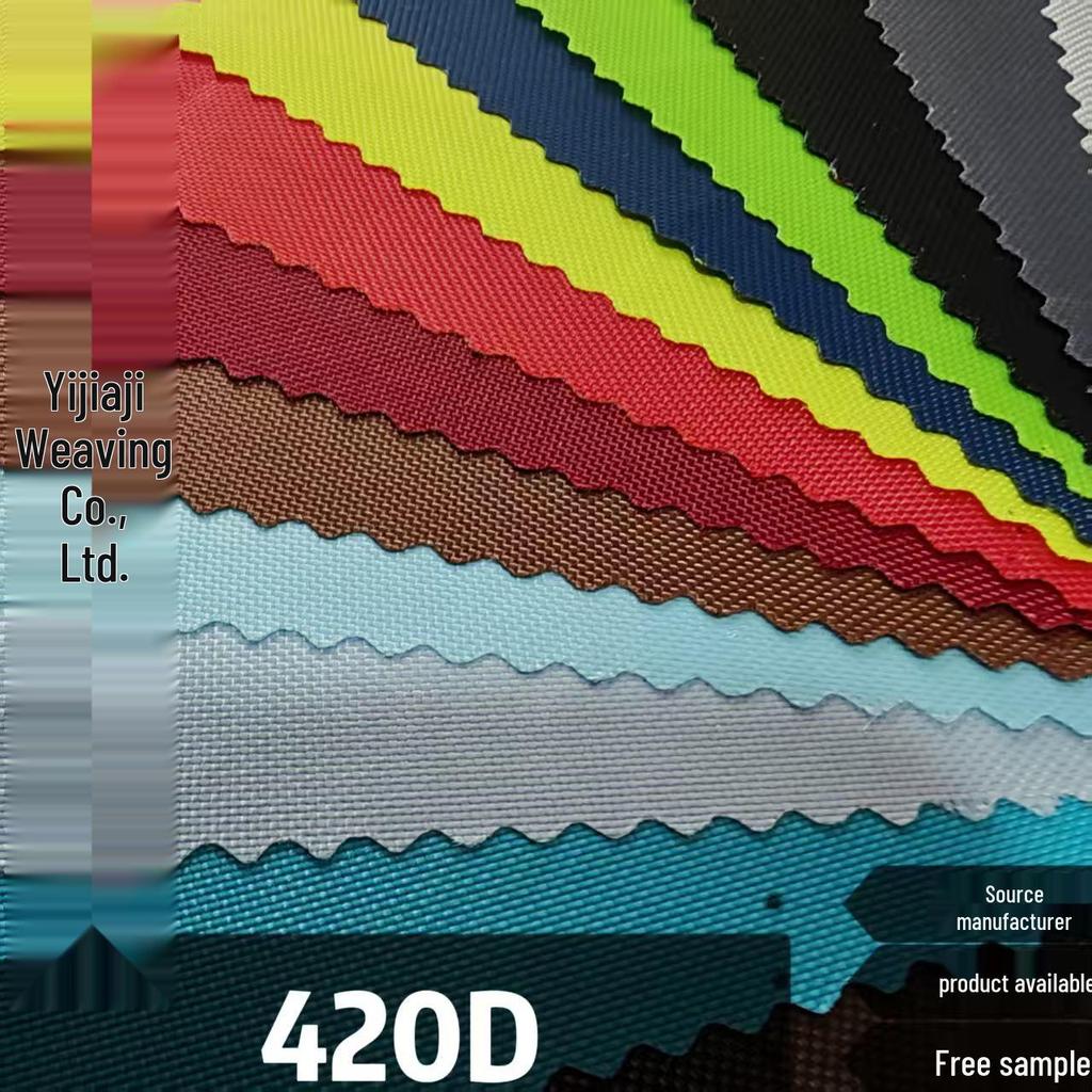 420D PU-Coated Oxford Polyester Fabric for Luggage, Handbags, Tents, Pet Supplies, Car Covers, and Backpacks