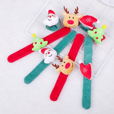 Christmas Slap Bracelets Christmas Snap Bracelet Party Favors Xmas Slap Bands Include Reindeer Xmas Decorations for Children