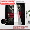 2D FLAT PRINTING 2pcs Curta (Without Rod) Pirate Theme with Swords April Fools Is Day Holiday Curta with Digital Printing