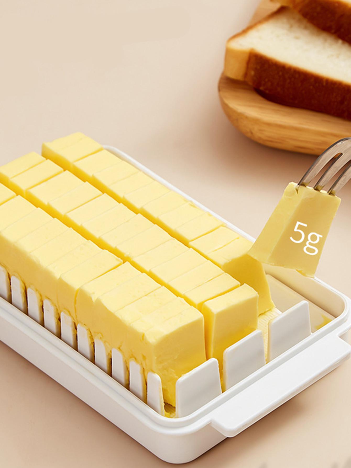 

Японский контейнер для хранения нарезанного масла, холодильник с крышкой, контейнер для хранения и сохранения сыра и сыра, нож для масла для выпечки белый