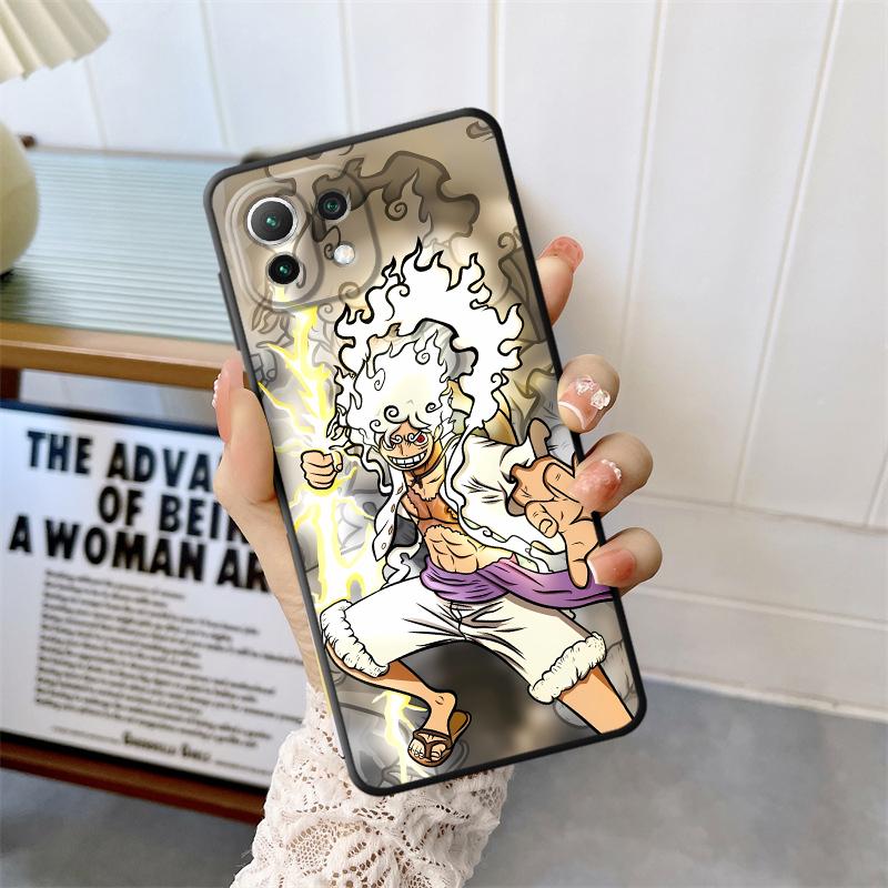 One Piece Luffy Zoro Anime Case for Xiaomi Mi 13Lite 10T 11 Lite 12 Lite 12x 12T 14 Pro 15 11T Pro Black Soft Shell