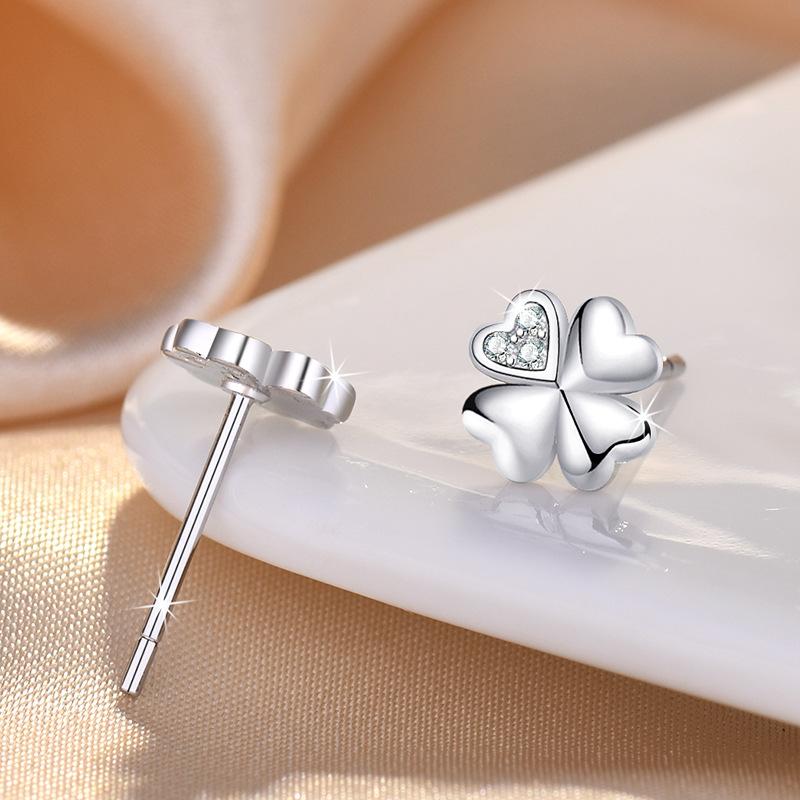 

925 Sterling Silver Earrings Roman numeral For Women Exquisite Student Girlfriend Jewelry Accessories Wedding Fashion Gift