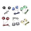 1.2m Wired Headphone with Microphone 3.5mm Ear-Hook Headphone for Radio Podcast Laptop MP3 Headphone Clip On Ear Design