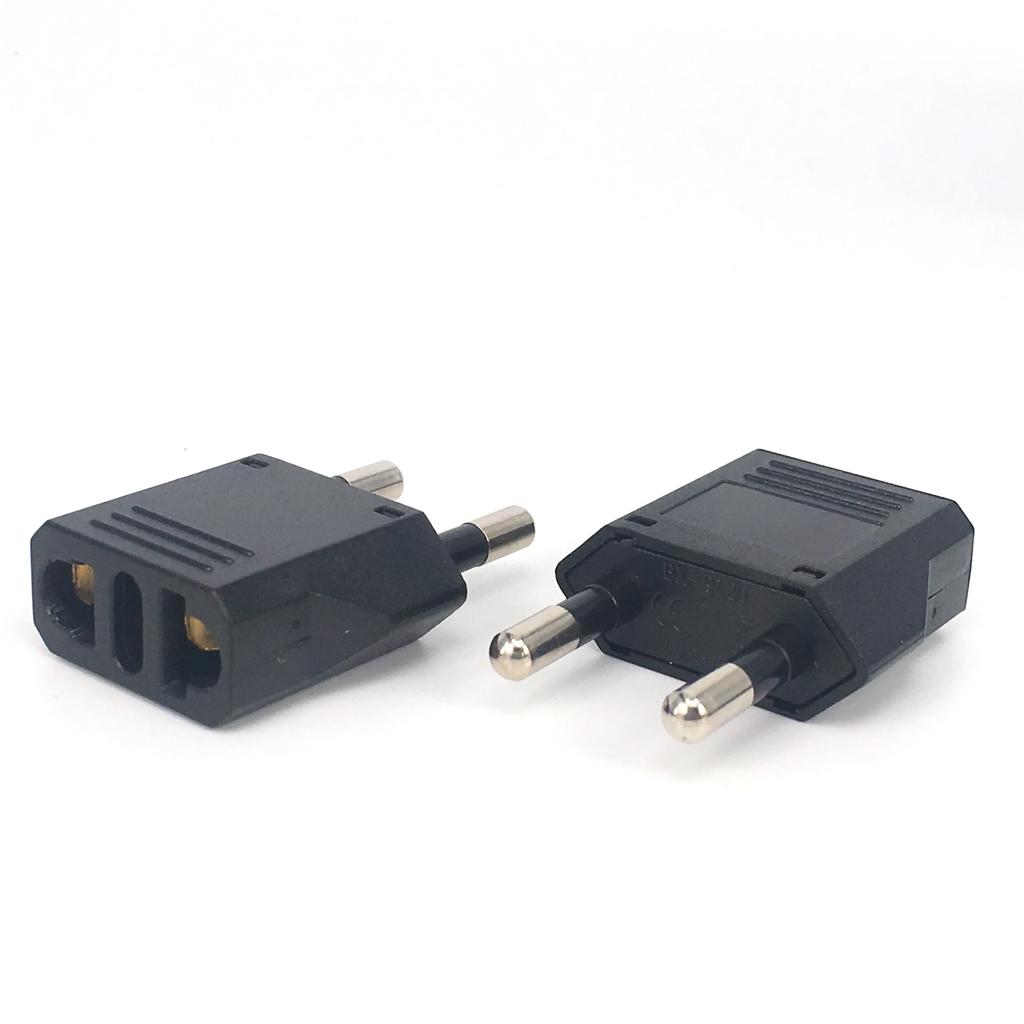 1-100pcs EU Plug Adapter US To EU Plug Adapter CN To EU Travel Adapter Electric KR Euro Plug Converter Power Sockets AC Outlet