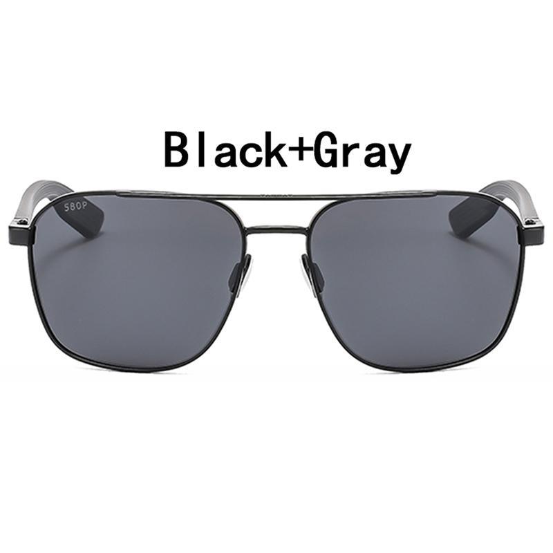 Wader Design Sun Glasses Glasses Men 580P Sunglasses Uv400 Shades Eyewear Gafas Rectangular Durable Metal Metal Spectacle Frame Frame Driving Sun